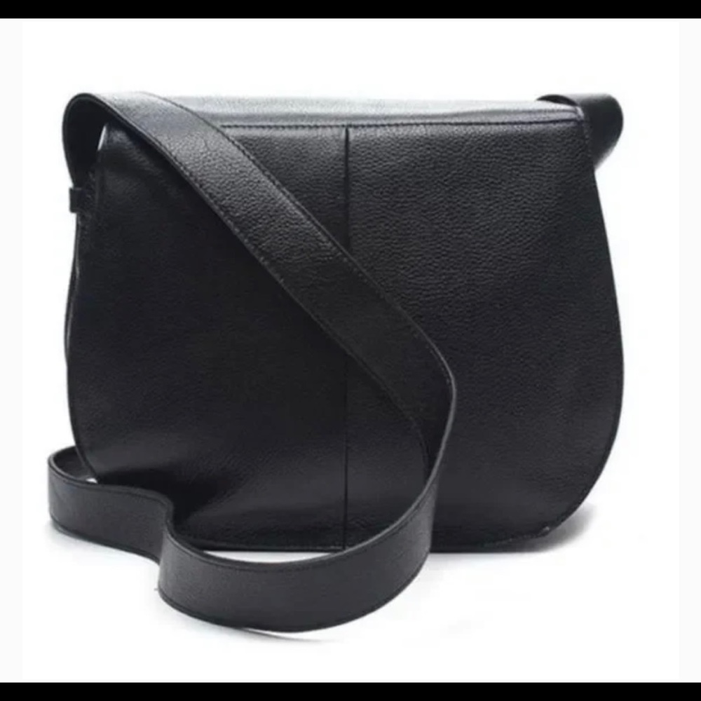 Violetta A2 Pebbled Leather Crossbody Bag Black - Picture 4 of 6